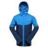 ALPINE PRO NOREM Modrá/Tyrkysovo modrá PÁNSKA BUNDA S MEMBRÁNOU PTX XS