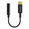 Choetech AUX003 Adaptér USB-C na 3,5 mm audio jack (čierny)