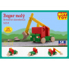 Moy Toy Drevená stavebnica Malý bager Moy Toy