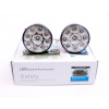 Okrúhle denné svetlá pre denné svietenie 2 x 9 = 18 LED lampy E4 70 mm 7 cm