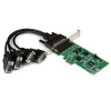 StarTech.com PEX4S232485, Pcie, Sériový, RS-232/422/485, SystemBase SB16C1052PCI, 256 B, 0 - 100 °C