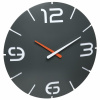 TFA 60.3536.10 - Nástenné hodiny s rádiovo riadeným časom CONTOUR - čierne