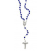 Ruženec sklenený, modrý