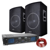 Skytec DJ Set reproboxov a zosilňovača 700W