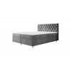 Čalúnená posteľ boxspring FESTER 2 - monolith 92 / 200x200