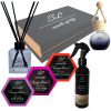 SMELL OF LIFE Darčeková sada 5 for HER - Vonný difuzér 100 ml Mademoiselle - Parfum do bytu/auta Mademoiselle 200 ml - Vôňa do auta Mademoiselle 10 ml - 3 x vonný…