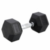 Čierna hexagonálna jednoručka HMS 14 kg