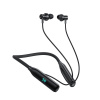 Acefast - Bluetooth Earphones N4 bezdrôtové slúchadlá s nákrčníkom Bluetooth 5.3 IPX4 LED displej 800mAh - čierne