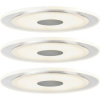 Paulmann 92543 Whirl LED vstavané svetlo sada 3 ks LED pevne zabudované LED osvetlenie 18 W hliník; 92543