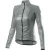 Dámska bunda proti vetru a chladu Castelli 20089 ARIA SHELL W 870 – šedo strieborná L