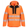 Portwest DX461 HI-VIS Zimná reflexná bunda DX4 XL, Reflexná oranžová-Čierna