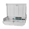 MikroTik CSS610-1Gi-7R-2S+OUT, netPower Lite 7R reverzný PoE switch (CSS610-1Gi-7R-2S+OUT)
