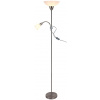 Rabalux Diana stojaca lampa 2x60 W biela-chróm 4067