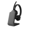 Lenovo Go Wireless ANC Slúchadlá s mikrofónom Káblový a bezdrôtový Pres hlavu Kancelária / call centrum USB Typ-C Bluetooth Nabíjací podstavec Čierna (4XD1C99222)