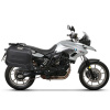 SHAD Kompletná sada bočných čiernych hliníkových kufrov SHAD TERRA BLACK, 36/47 l litrov, vrátane montážnej sady SHAD BMW F 650 GS/ F 700 GS/ F 800 GS