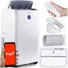 Prenosný klimatizátor s funkciou vykurovania 4 kW ODVLHČOVAČ 34 l/24 h WiFi BD-581