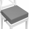 Podsedák na stoličku pre deti Czas Bobasa sivý, vodeodolný, 32x32x8 cm