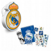 KIDS DĚTSKÁ kreativní sada 3D Real Madrid Zápisníky Pastelky Samolepky Razítka 3D Krabička / RM00012