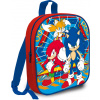 Jednokomorový predškolský batoh Sonic the Hedgehog Kids Euroswan pre chlapcov, dievčatá, viacfarebný