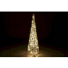 Svetla na Vianočný stromček - 30 LED pyramída, batérie, horúce biele svetlo (Svetla na Vianočný stromček - 30 LED pyramída, batérie, horúce biele svetlo)