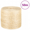 Jutové lano VidaXL 1 mm 1 m