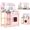 Detská kuchynka - Ecotoys drevená kuchynská linka pre deti so zvukmi (Detská kuchynka - Ecotoys drevená kuchynská linka pre deti so zvukmi)