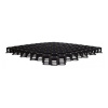 Čierna plastová zatrávňovacia dlažba MULTIGRAVEL - dĺžka 60 cm, šírka 60 cm, výška 4 cm