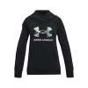 UNDER ARMOUR Rival Logo Hoodie, Black - S