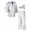 Adidas JU kimono s modrými pásmi Club 350g, biele