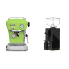 Ascaso Dream ONE, Fresh Pistachio + Eureka Mignon Turbo, BL black
