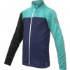 Dětská funkční mikina SENSOR Coolmax Thermo deep blue/sea green/černá Velikost: 110, Barva: Modrá