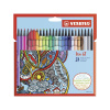 STABILO Pen 68 premium - fixky - 24 rôznych farieb