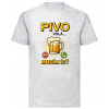 Pivo volá. - Sivá , Pánske , M