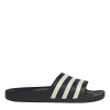 adidas Adilette Aqua Sliders Unisex Kids Black/Ivory/ Bl 4 (36.5)