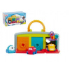 Teddies Garáž s autíčkami 3ks + doplnky plast 30x14x13cm v krabici 2+