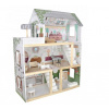 FunPlay 5944 Drevený domček pre bábiky s príslušenstvom 3 poschodia 62x26,5x78cm
