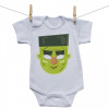 Boodyy Body s krátkym rukávom Halloween maska 80 (9-12 mesiacov)
