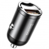 Adaptér do auta Baseus Tiny Star Mini, 1x USB, 30W (VCHX-A0G) sivý