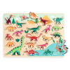 Dinosaury: puzzle drevené