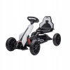 DETSKÝ GOKART NA PEDÁLE BABY MIX SPEEDSTER BIELY