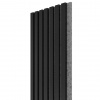 VZORKA - WALL CONCEPT akustický panel čierna, sivý filc + MDF, 240x135x21 mm