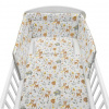 NEW BABY 3-dielne posteľné obliečky New Baby 100/135 cm Srnček sivé