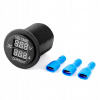 Digitálny LED voltmeter, okrúhly ampérmeter