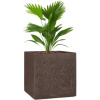 Blumfeldt Solid Grow Rust kvetináč 40 x 41 x 40 cm fibreclay hrdzavá farba