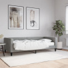 zahrada-XL Denná posteľ s matracom bledosivá 90x200 cm látka 3196560