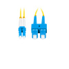Optický patchcord Lanberg SM SC/UPC-LC/UPC DUPLEX 3.0 mm LSZH G657A1 (FO-SULU-SD11-0010-YE)