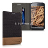 Kožený obal Samsung Galaxy Xcover 3 – Flip Duo – antracitová