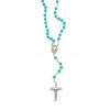 Ruženec sklenený, tyrkysový