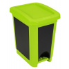 Plastový nášlapný kôš na odpadky HEIDRUN 20l MIX farieb