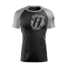 Detský Rashguard REVGEAR s krátkym rukávom - šedá Youth L
